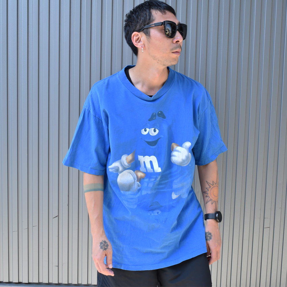 90's M&M's/エムアンドエムズ “BLUE” Tee 220727