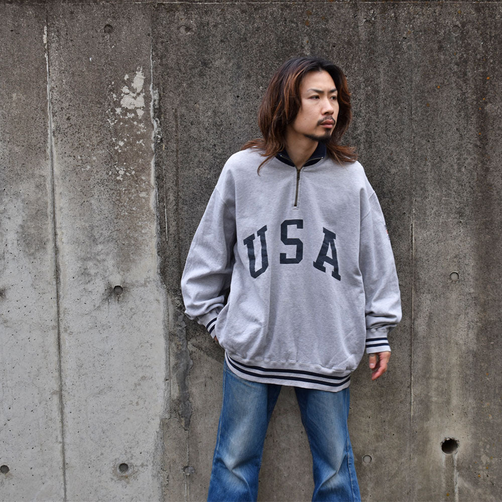 POLO SPORT/ポロスポーツ RALPH LAUREN “USA” ハーフジップ スウェット