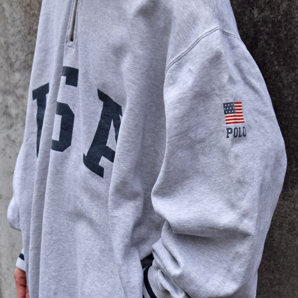 POLO SPORT/ポロスポーツ RALPH LAUREN “USA” ハーフジップ スウェット 230224