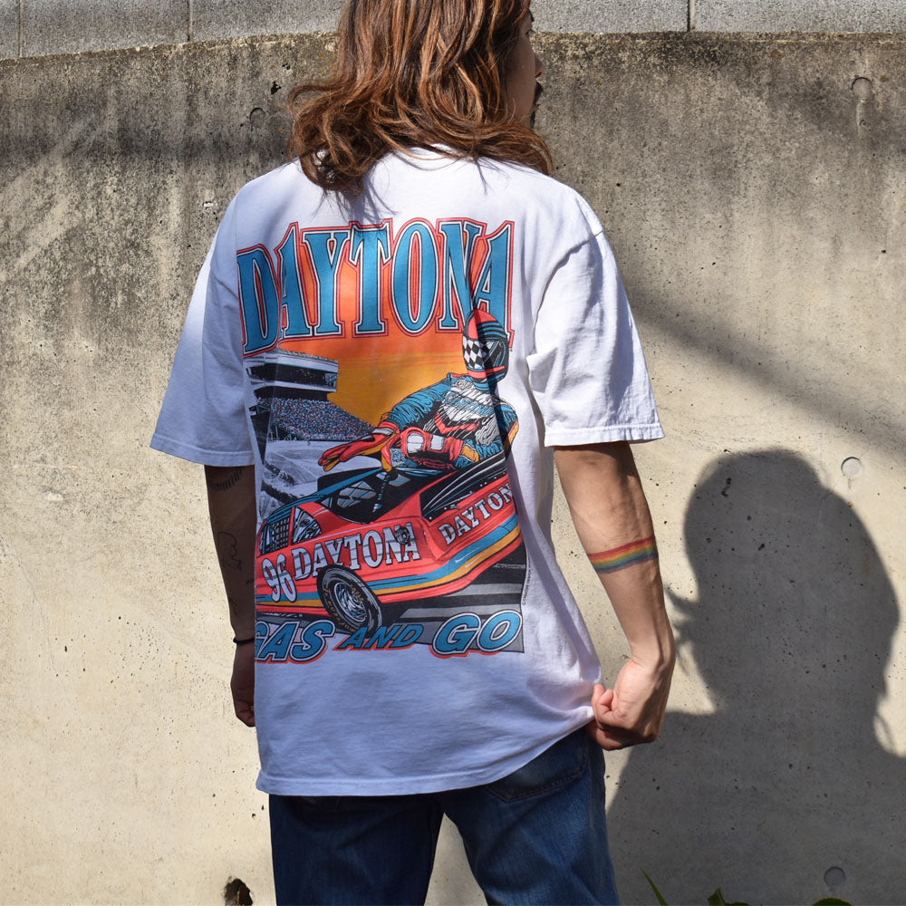 90’s “DAYTONA SPEEDWAY ’96” レーシング Tシャツ USA製 230418
