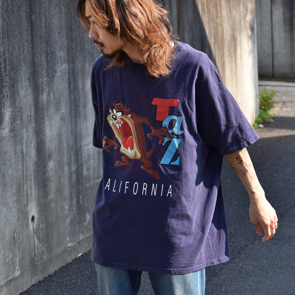 90's Looney Tunes/ルーニー・テューンズ "タズマニアンデビル" Tシャツ USA製 230401