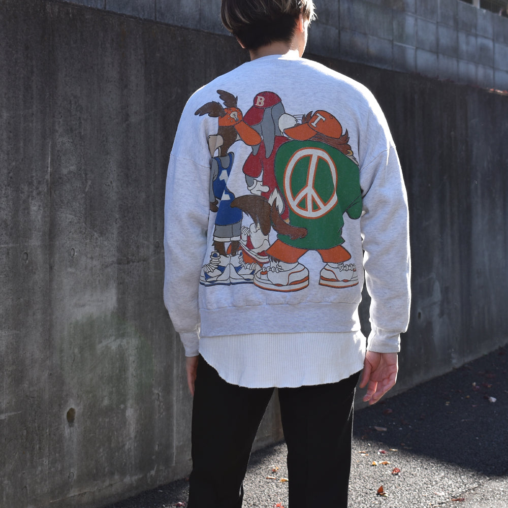 90’s Looney Tunes 両面プリント “Basketball” スウェット 221213