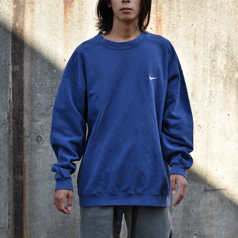 90’s NIKE swoosh ロゴ刺繍 スウェット 250324