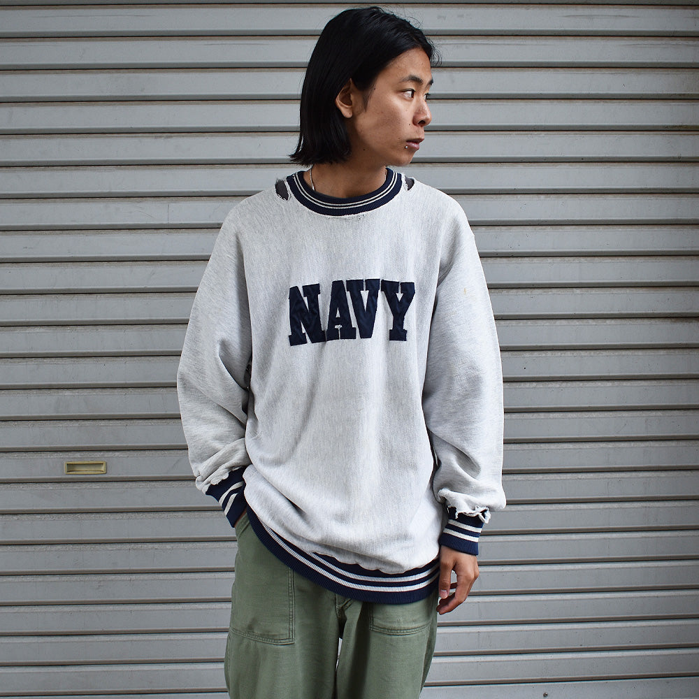 90's Champion “U.S.NAVY” リバースウィーブ スウェット USA製 220516H