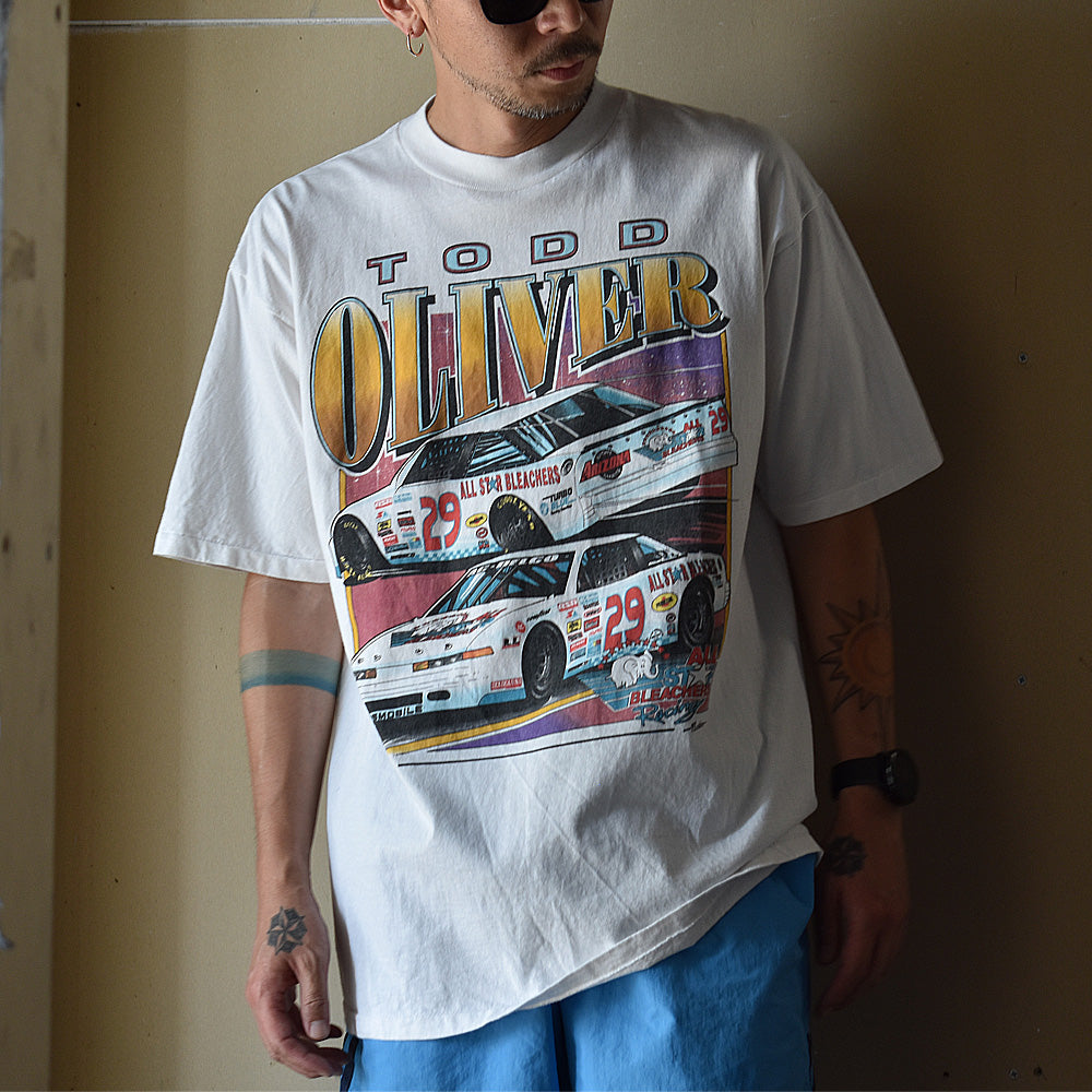 90's “TODD OLIVER” レーシング Tee USA製 220627