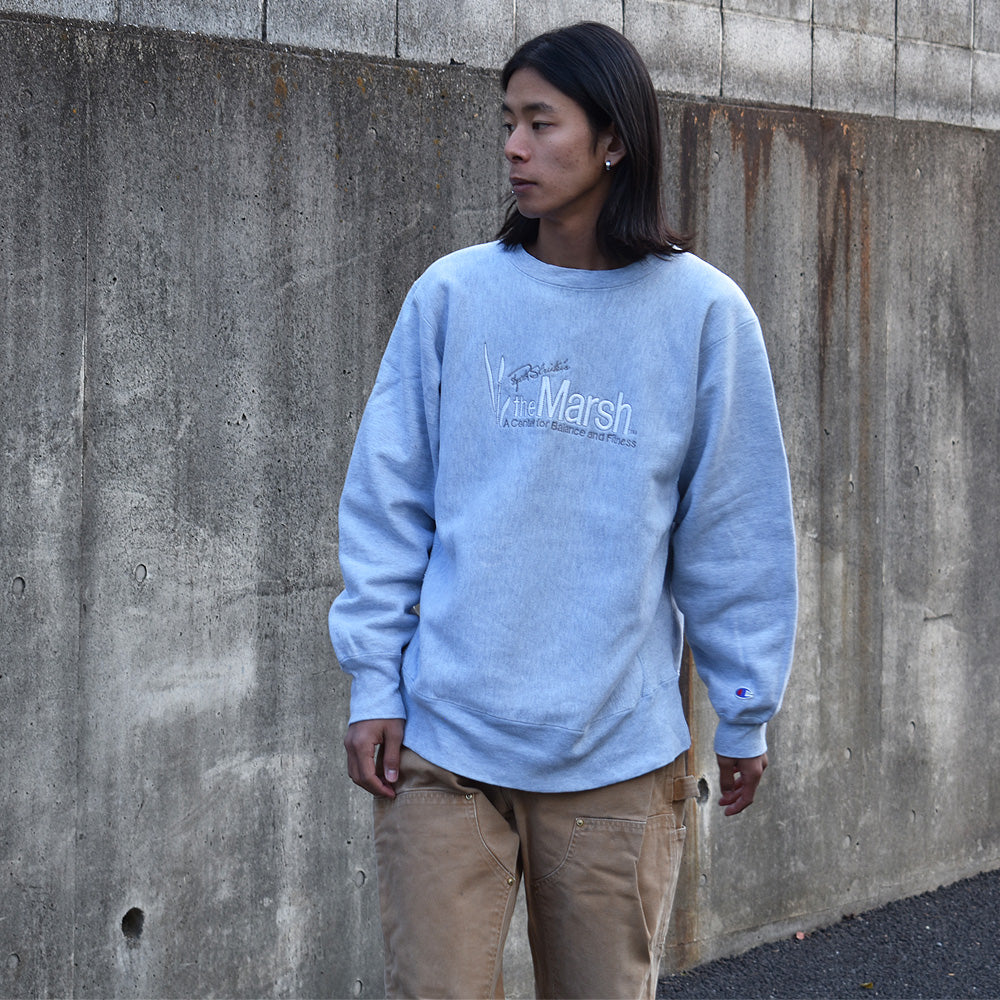 80's Champion/チャンピオン "The Marsh" 刺繍ロゴ RWスウェット USA製 221114