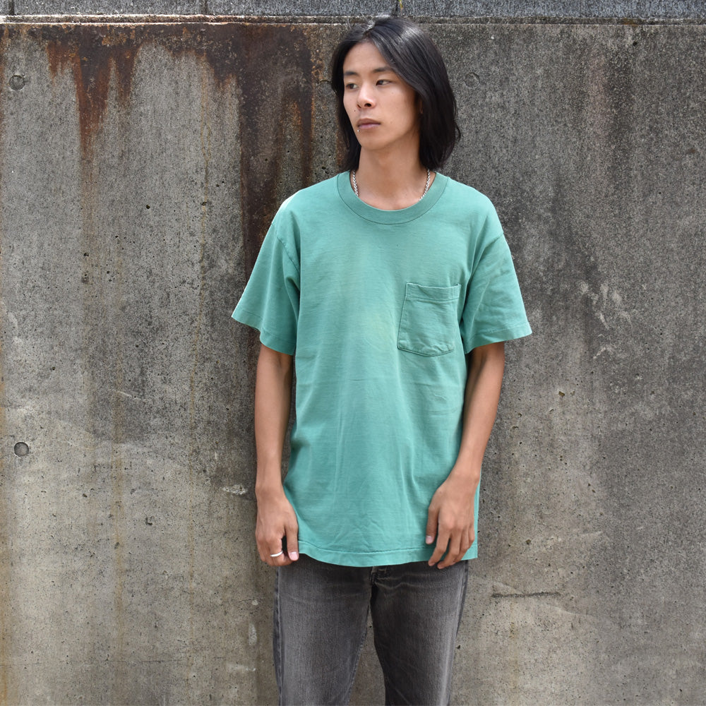 90’s BVD フェードカラー ポケット Tシャツ USA製 220811H