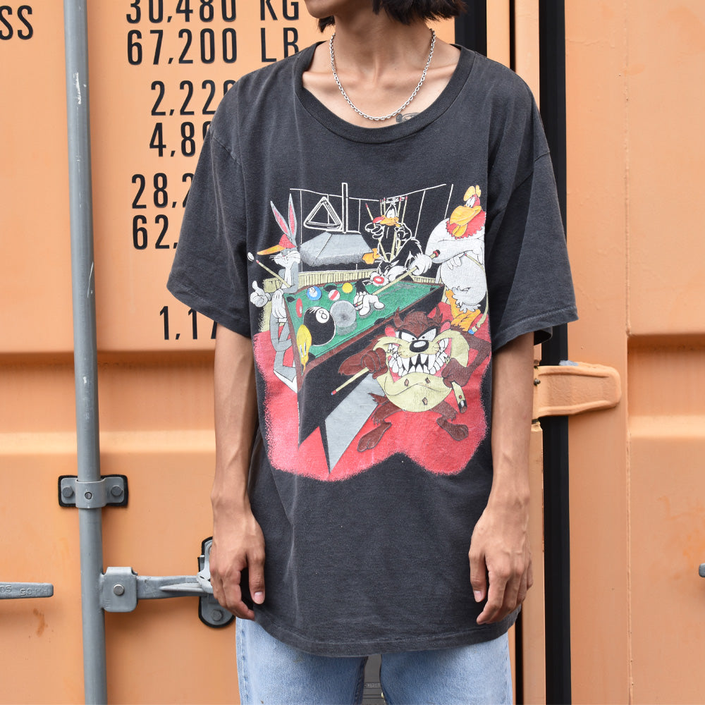 90’s Looney Tunes ”Billiards” キャラクター Tシャツ USA製 250501