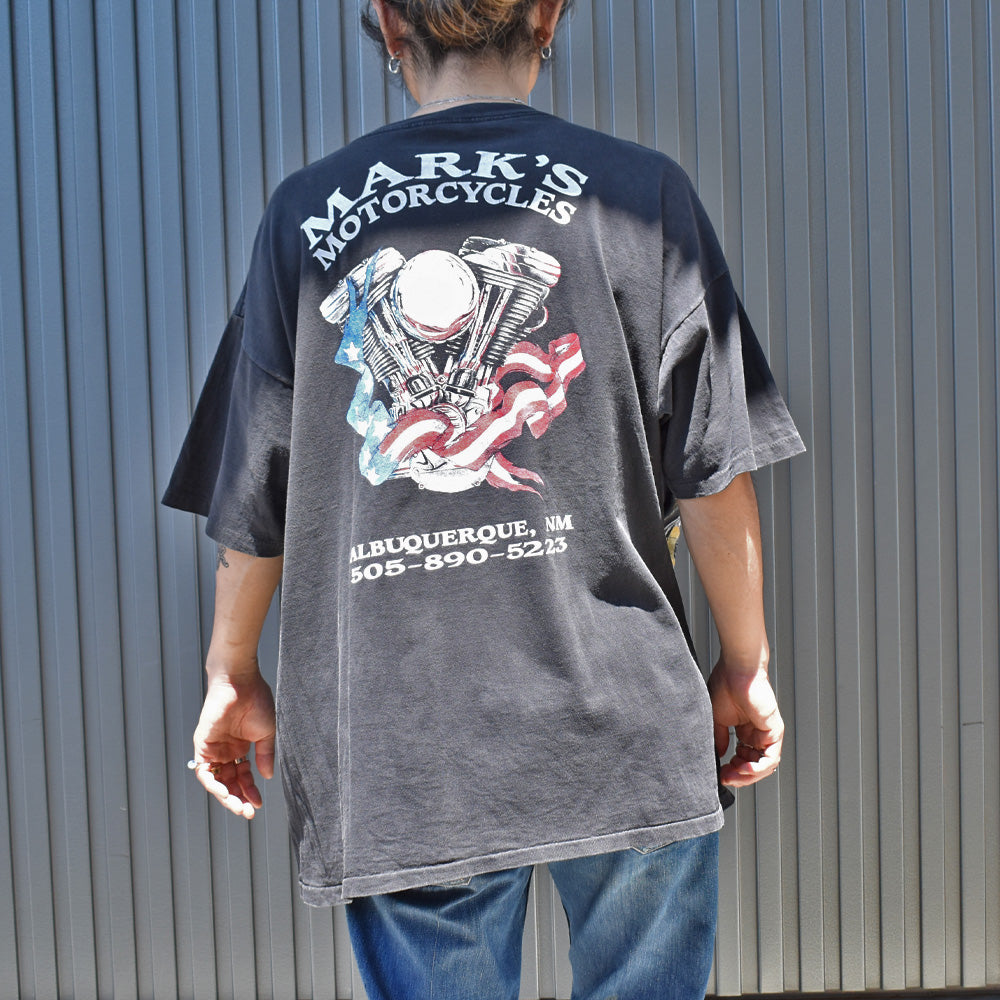 90’s CMJ ”BAD ASS BOYS” バイク Tシャツ USA製 250411H