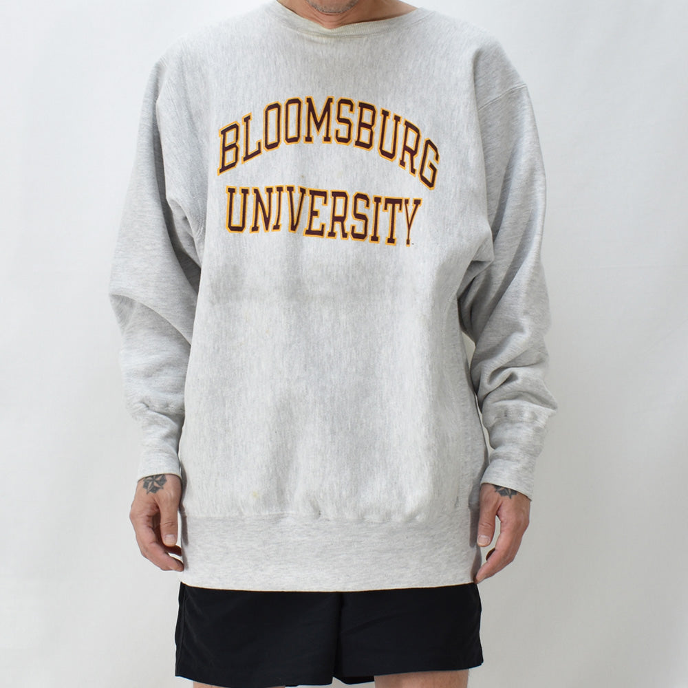 90’s Champion “BLOOMSBURG UNIVERSITY” RWスウェット USA製 250413