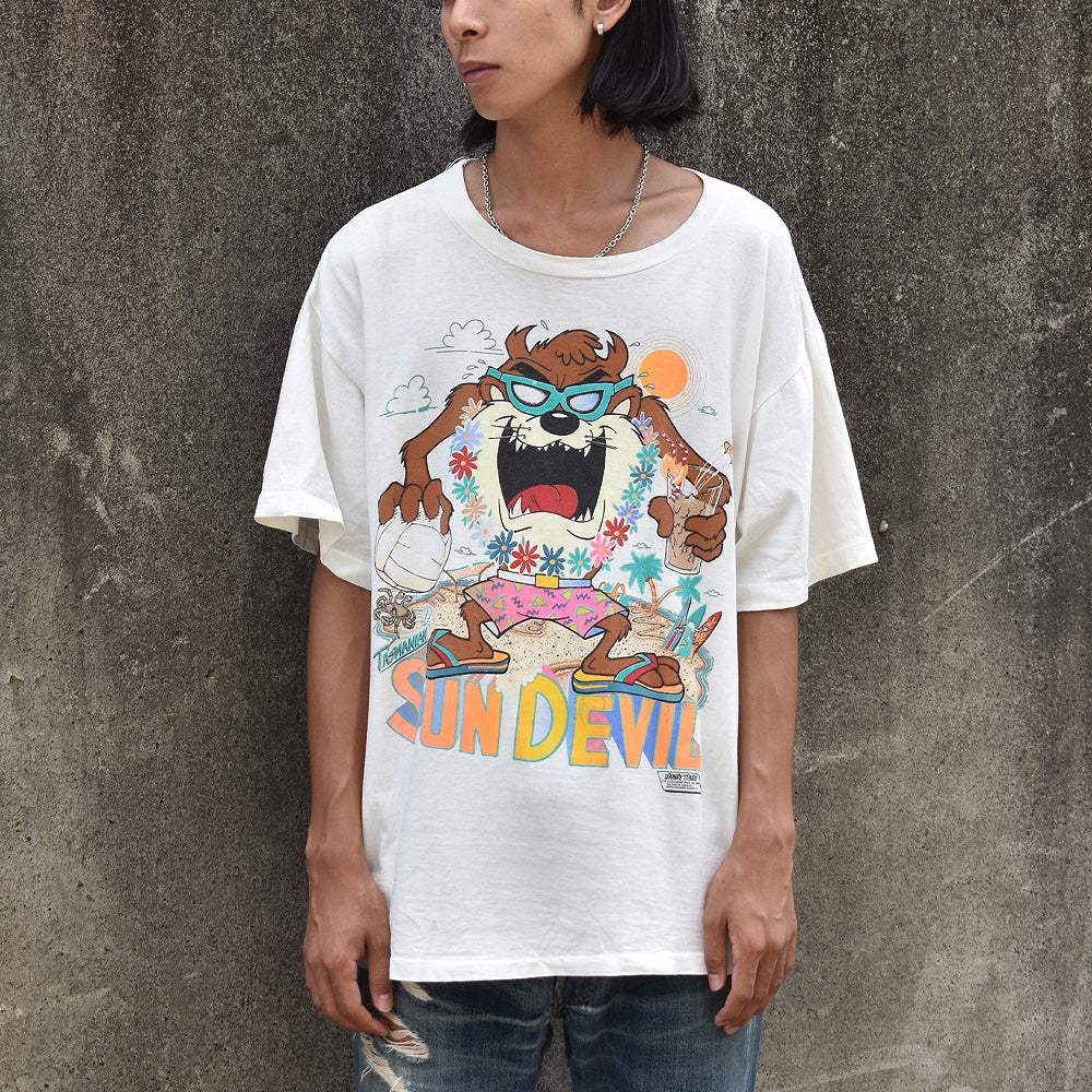 80’s Looney Tunes “TAZMANIAN SUNDEVIL” キャラクターTシャツ 250509