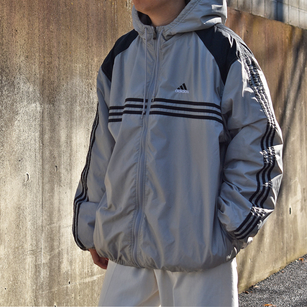 90's adidas/アディダス リバーシブル！ ナイロンジャケット 221121