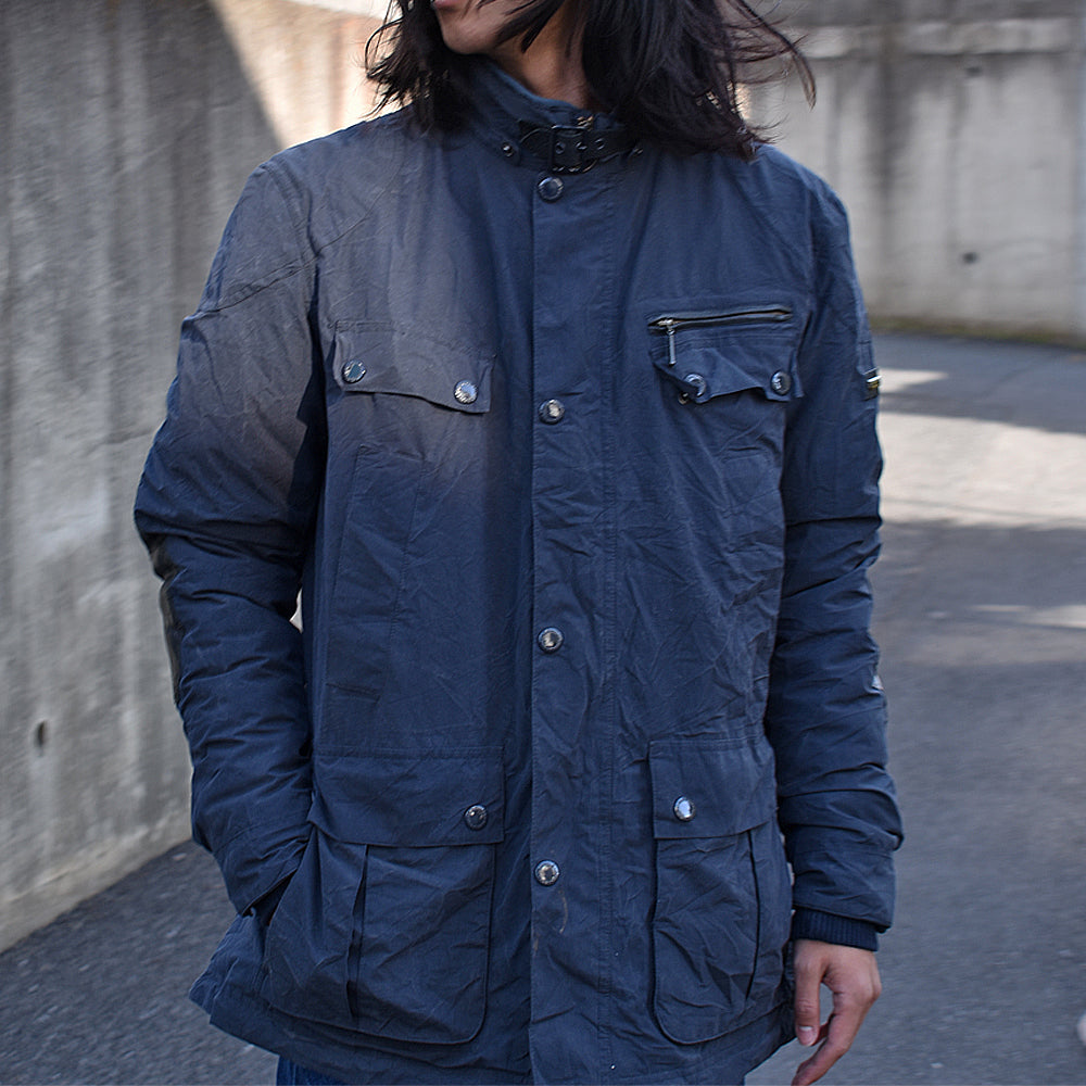 Y2K Barbour/バブアー キルティング オイルドコットンジャケット