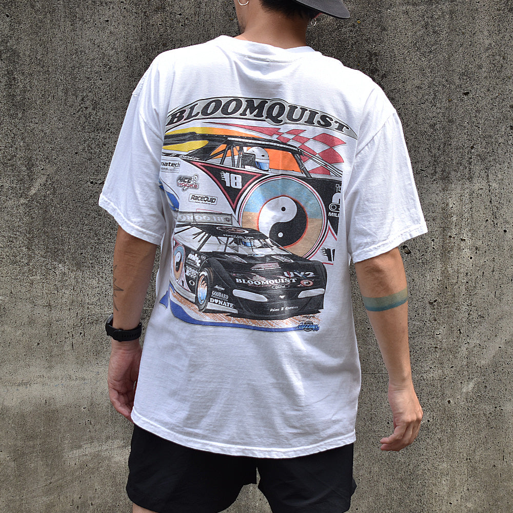 90’s ARIZONA “Bloomquist” レーシング Tシャツ USA製 250507
