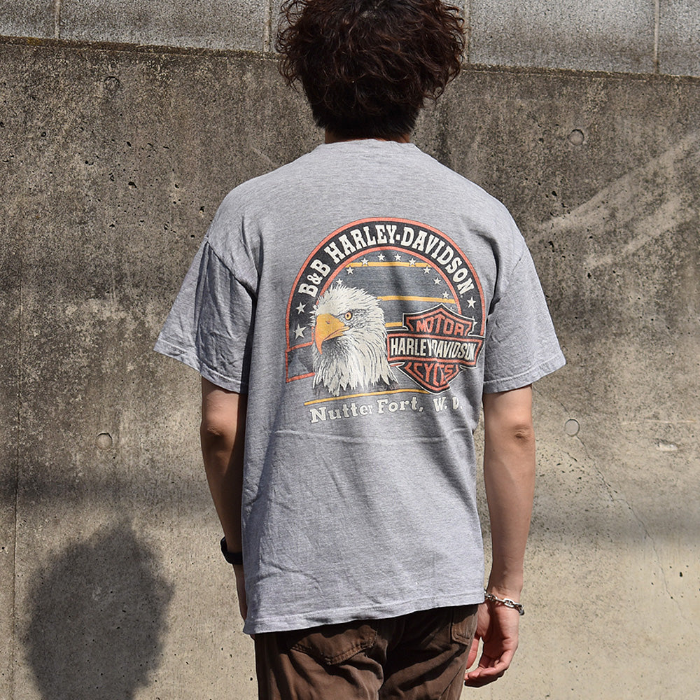 Y2K Harley-Davidson/ハーレーダビッドソン 両面プリント Tシャツ USA製 230413