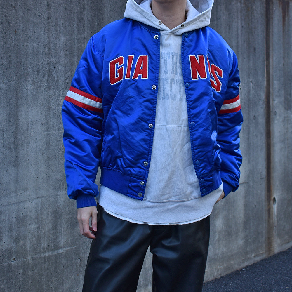 90’s NFL New York Giants ナイロン スタジャン アワードジャケット USA製 221229