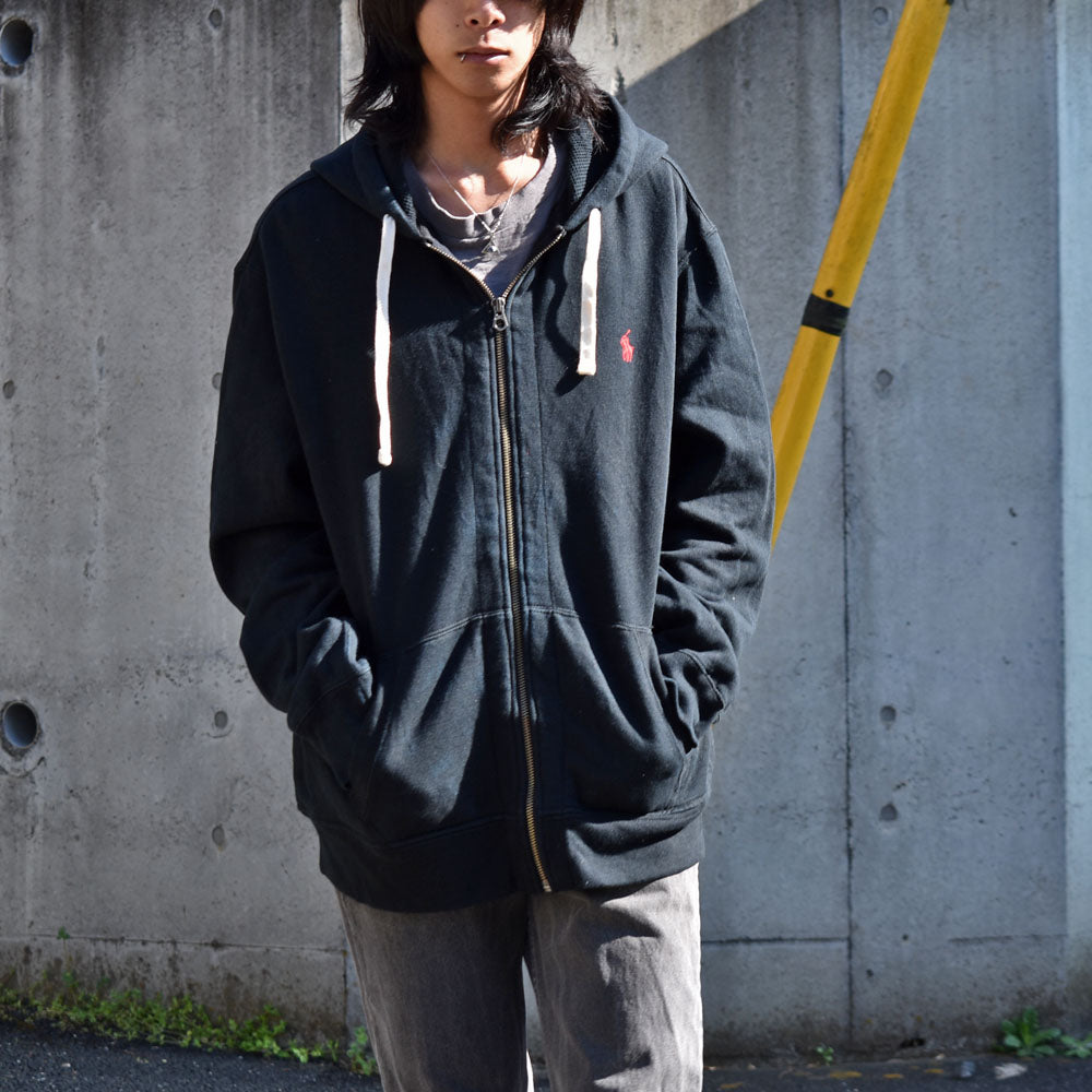 90’s Polo Ralph Lauren BLK フルジップパーカー 230319