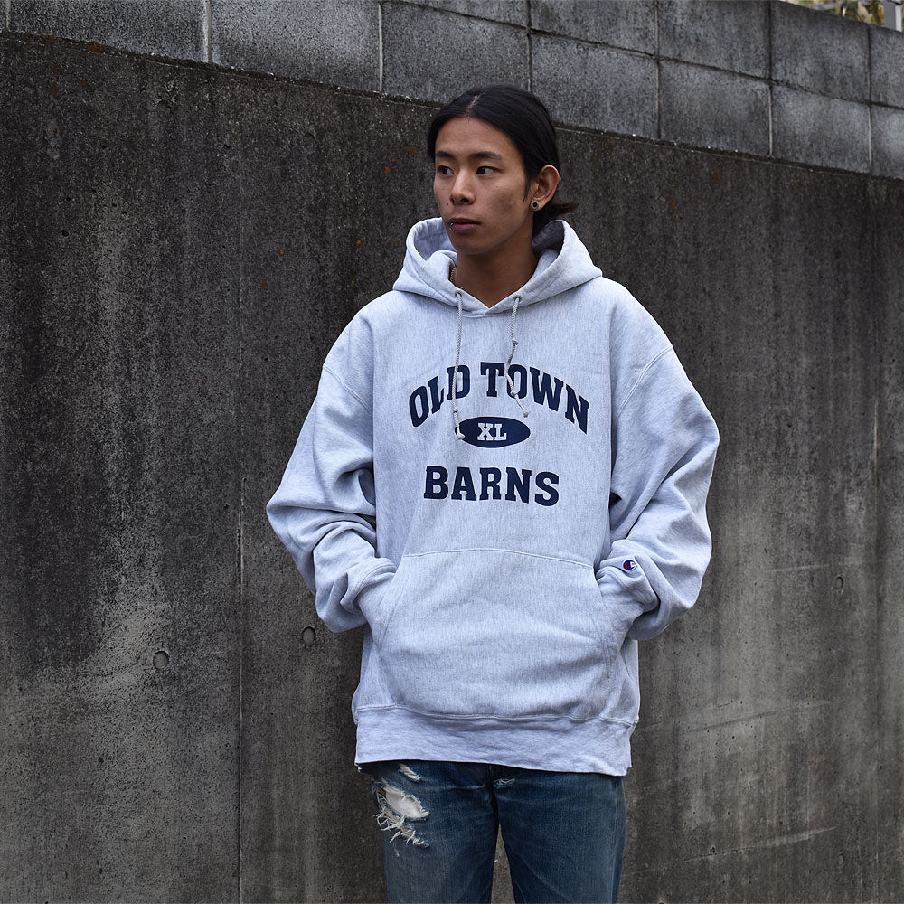 Y2K Champion/チャンピオン “Old Town Barns” 3段プリント RWパーカー 221202