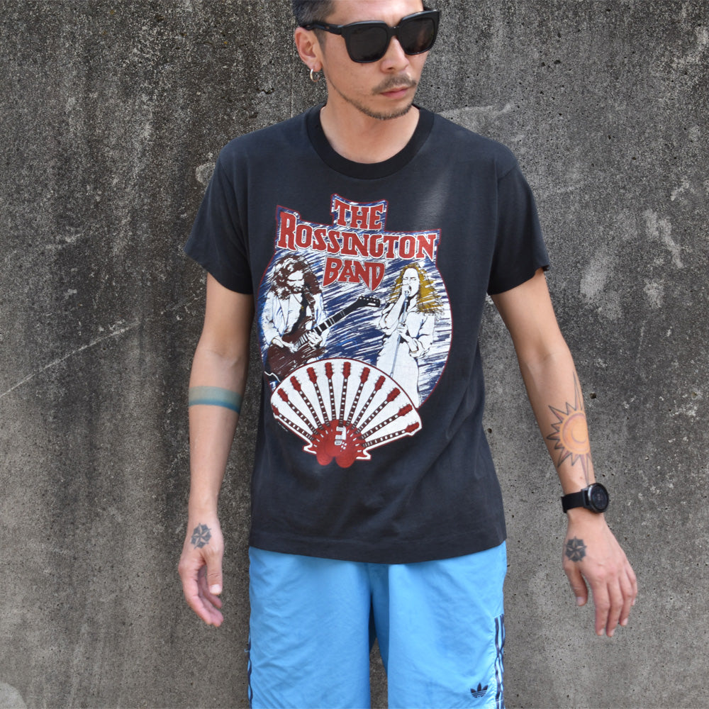80's THE ROSSINGTON BAND “TRIBUTE TOUR 1987” Tee USA製 220627