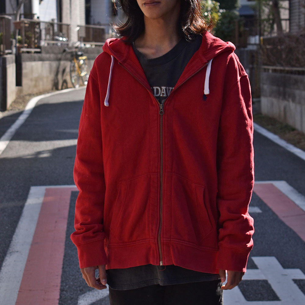 Polo Ralph Lauren/ポロ ラルフローレン RED フルジップパーカー 230305