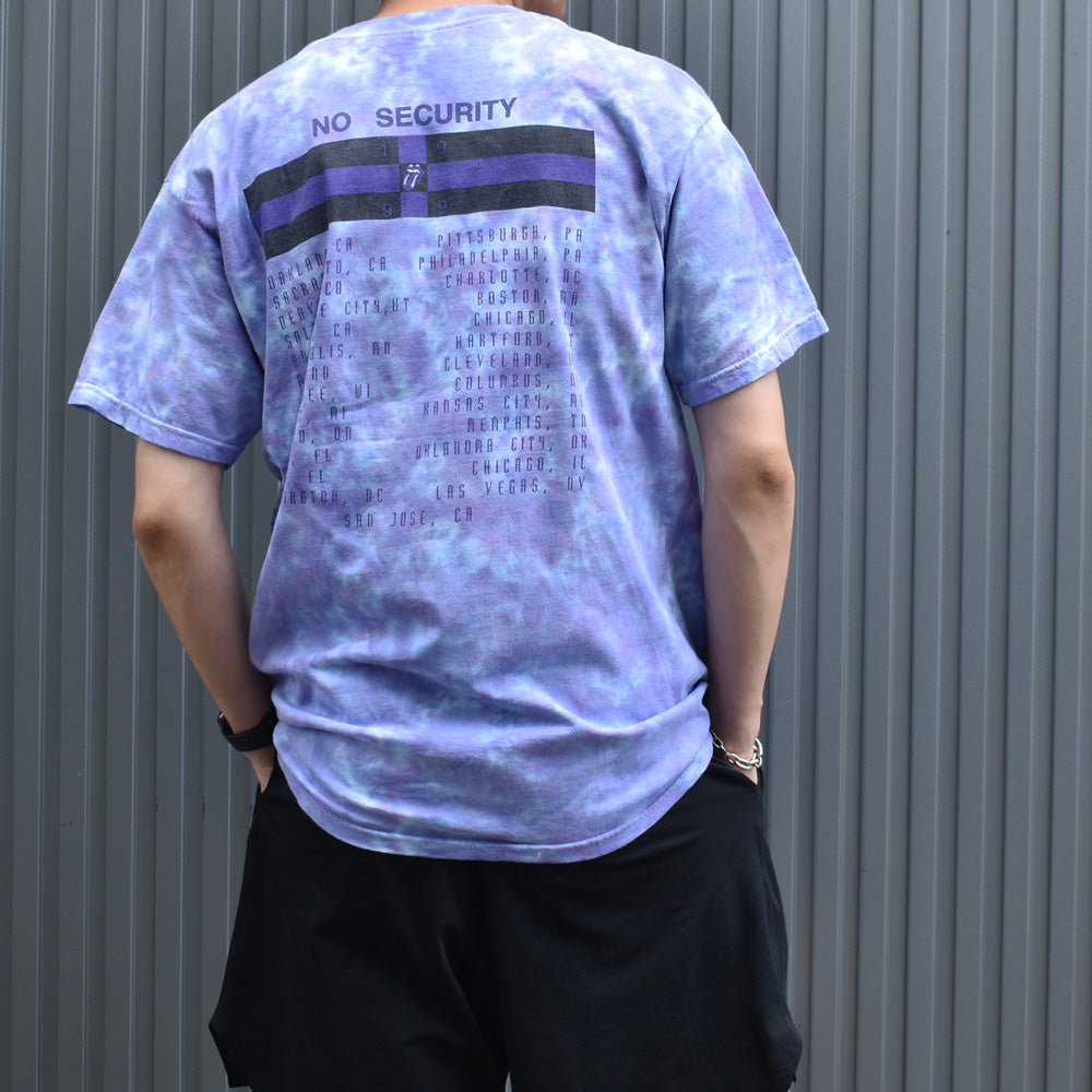 90's THE ROLLING STONES/ザ・ローリング・ストーンズ "No Security" タイダイ Tee 220707H