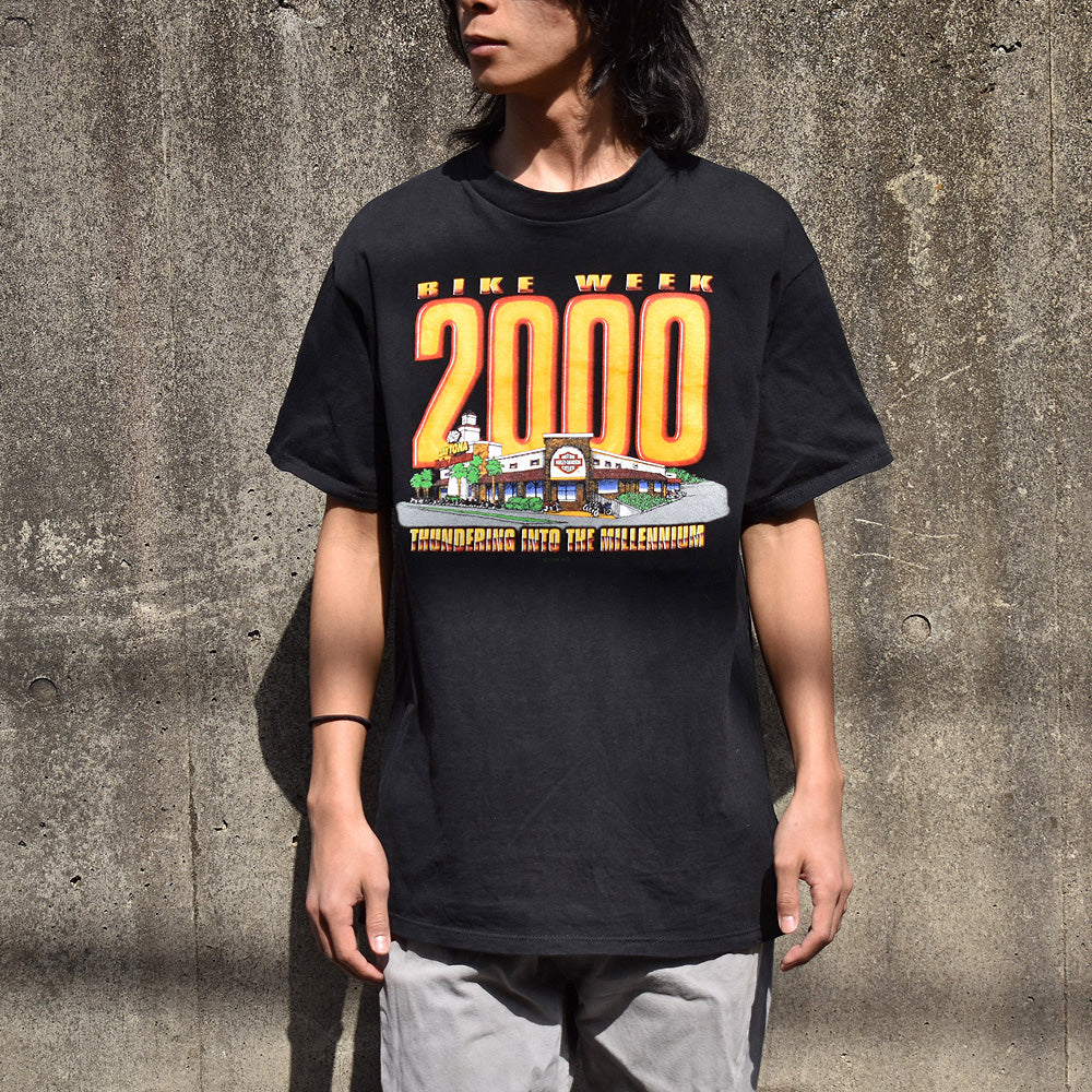 90's Harley-Davidson/ハーレーダビッドソン 両面プリント Tシャツ USA製 230411