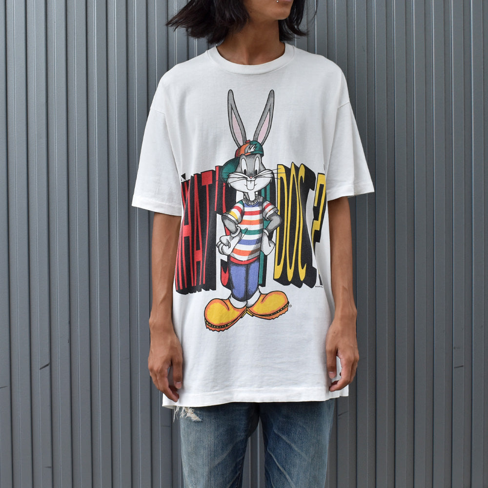 90’s Looney Tunes ”What's up, doc?” キャラクター Tシャツ 250513