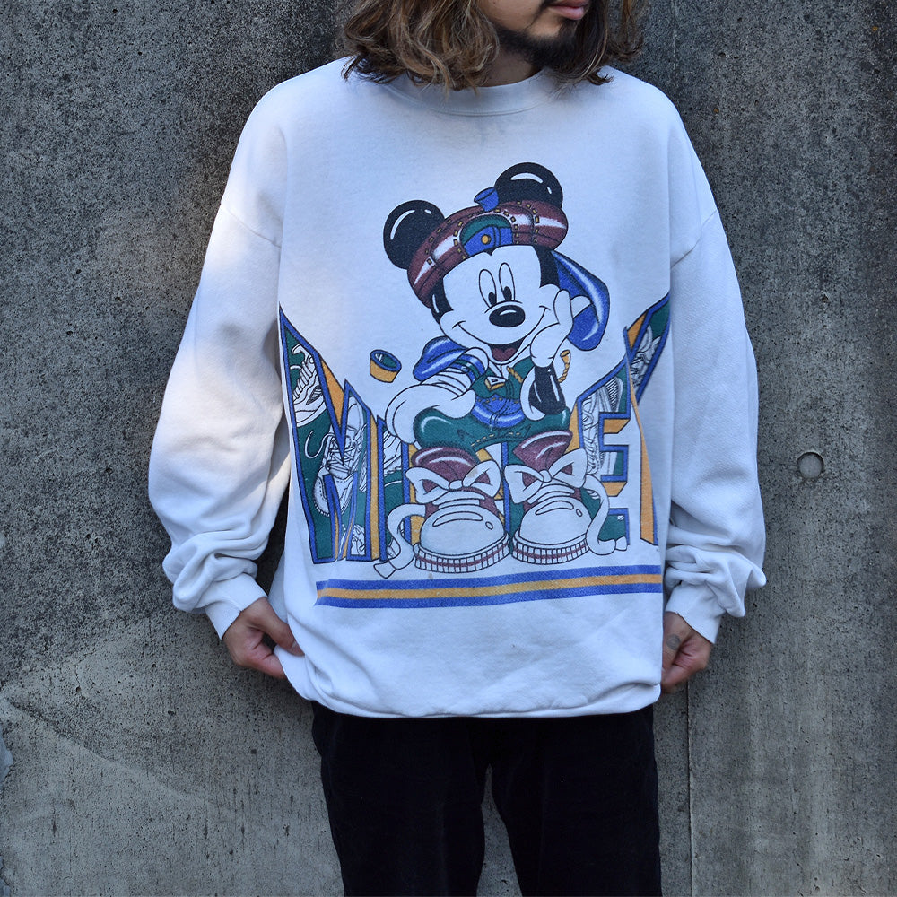 90’s Disney “Mickey” スウェット USA製 250228