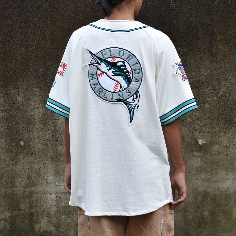 90's STARTER “MLB Miami Marlins” ベースボールシャツ 220919H