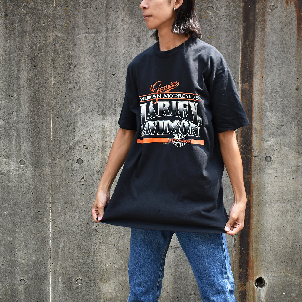 90's Harley-Davidson ロゴ バイク Tシャツ USA製 220827H