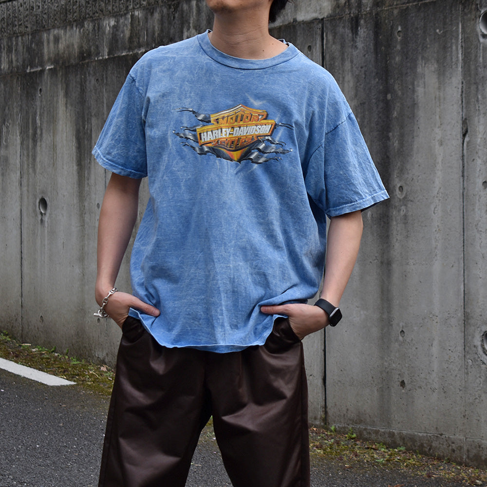Y2K Harley-Davidson/ハーレーダビッドソン 両面プリント Tシャツ USA製 230405
