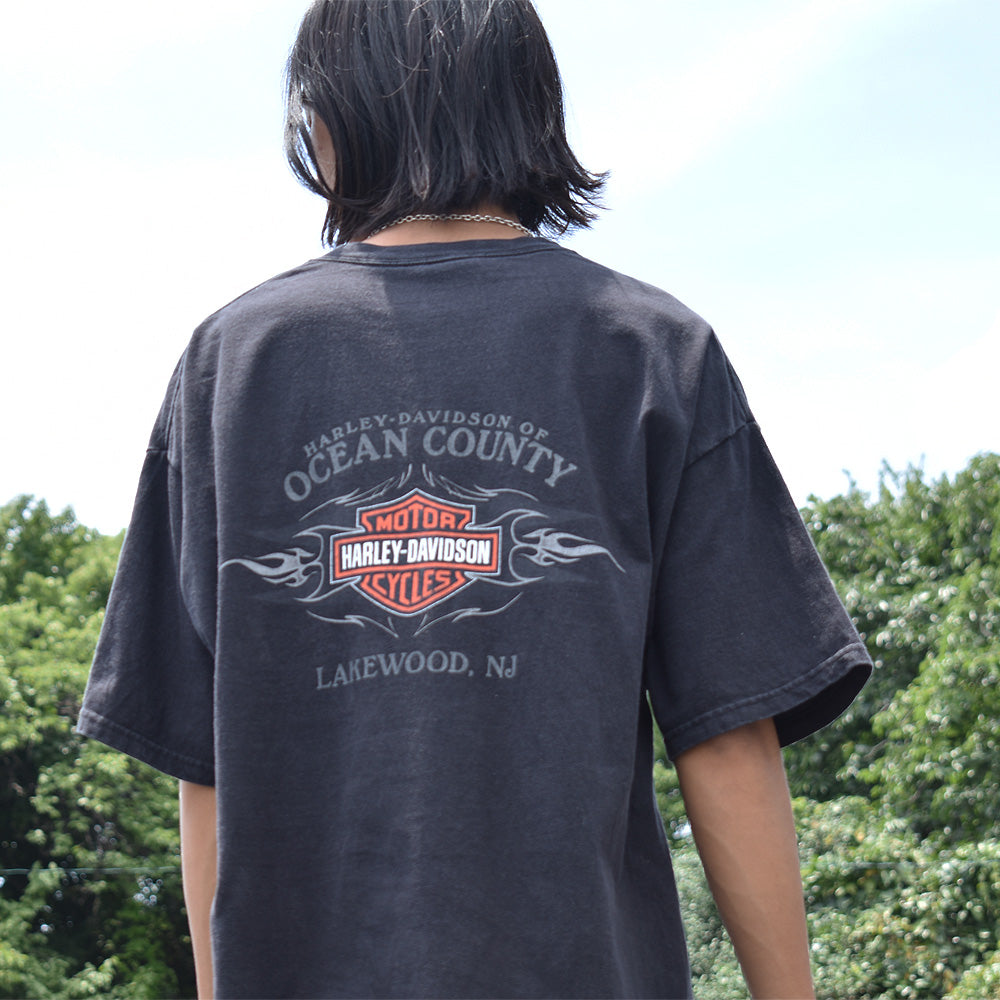 Y2K Harley-Davidson ”SCREAMS!” バイク Tシャツ USA製 220718H