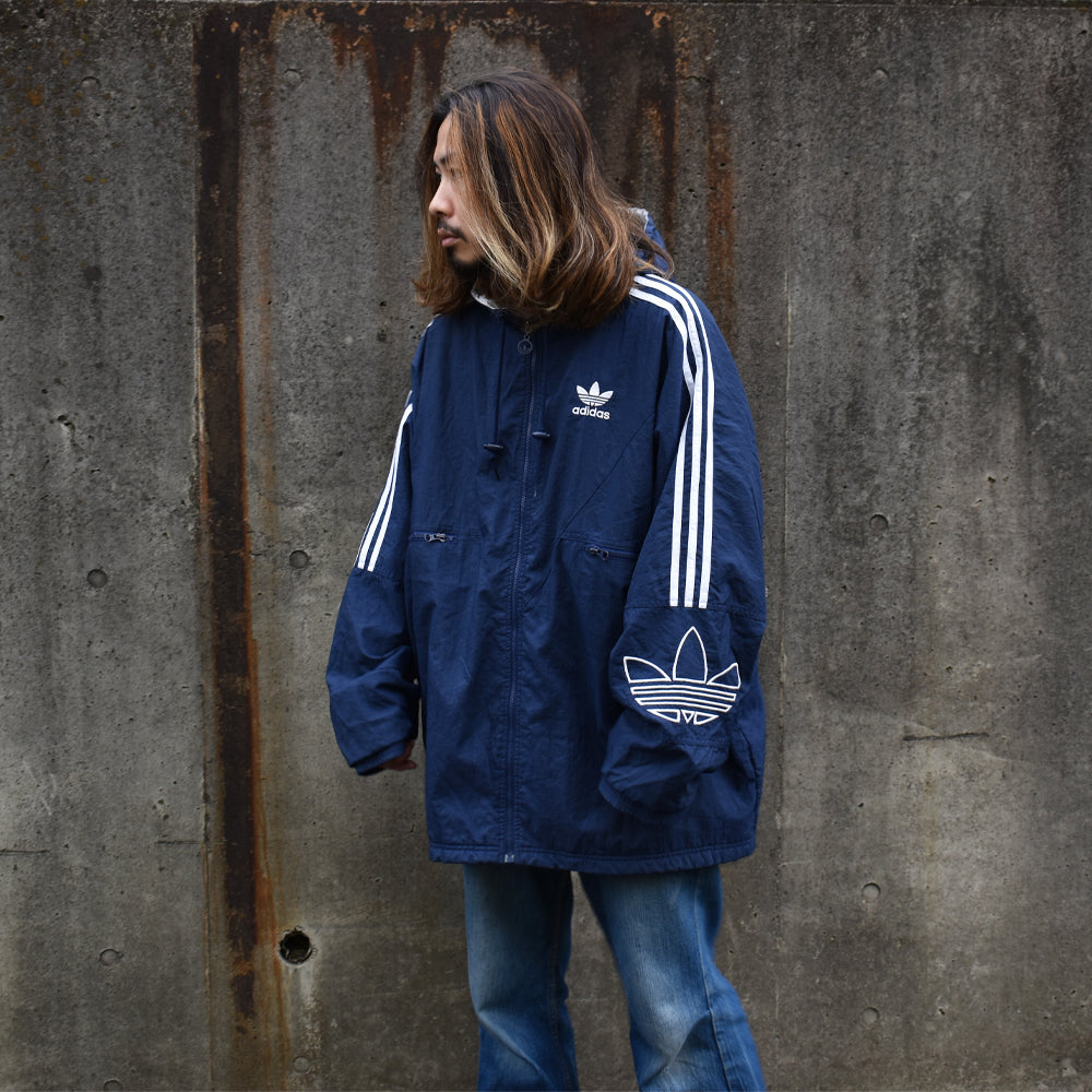 90’s adidas 中綿入り ナイロンジャケット 221130