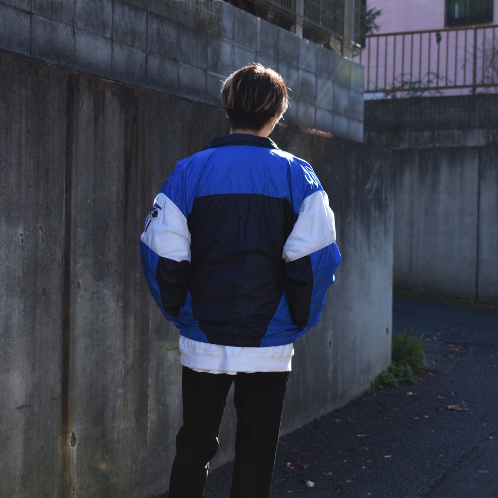 80’s NIKE シルバータグ! INTERNATIONALワッペン付き ナイロン トラックジャケット 250318H
