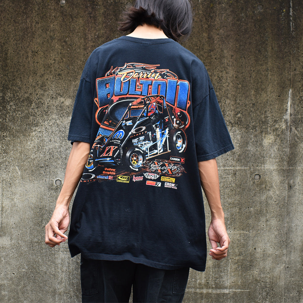 Y2K anvil ”XX Racing/Darrin Bolton” レーシング Tシャツ 250616