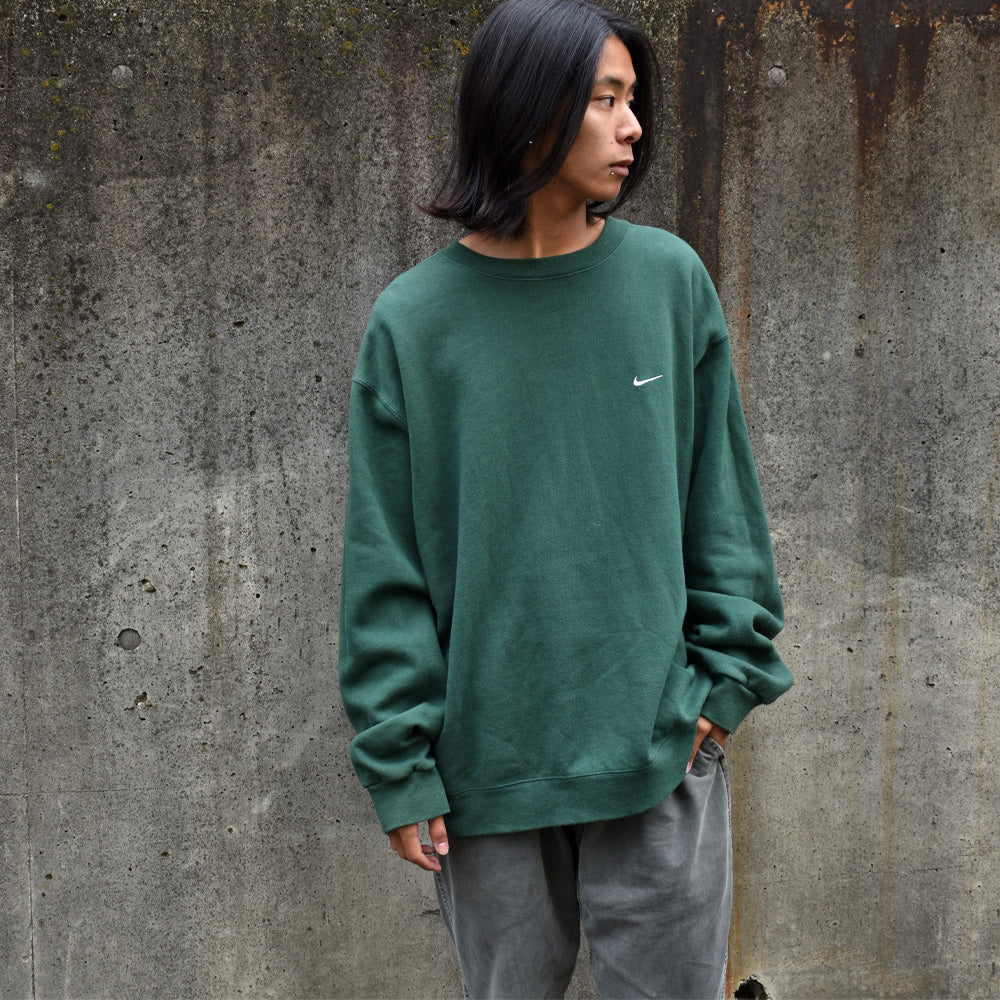 90’s NIKE small swoosh ロゴ刺繍 スウェット 250328