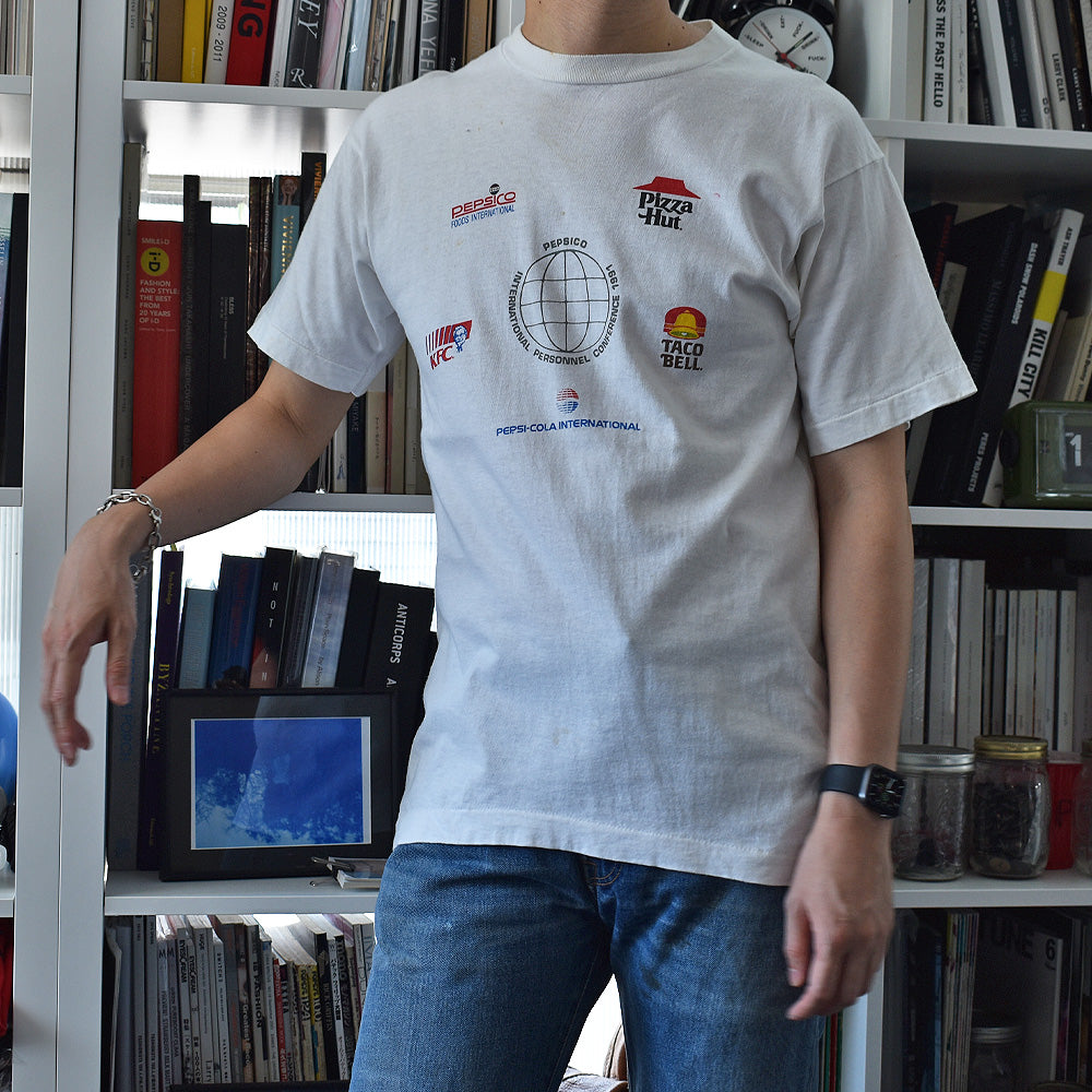 90's Fruit of the Loom “PEPSICO / KFC / Pizza Hut” 企業 Tシャツ USA製 220701