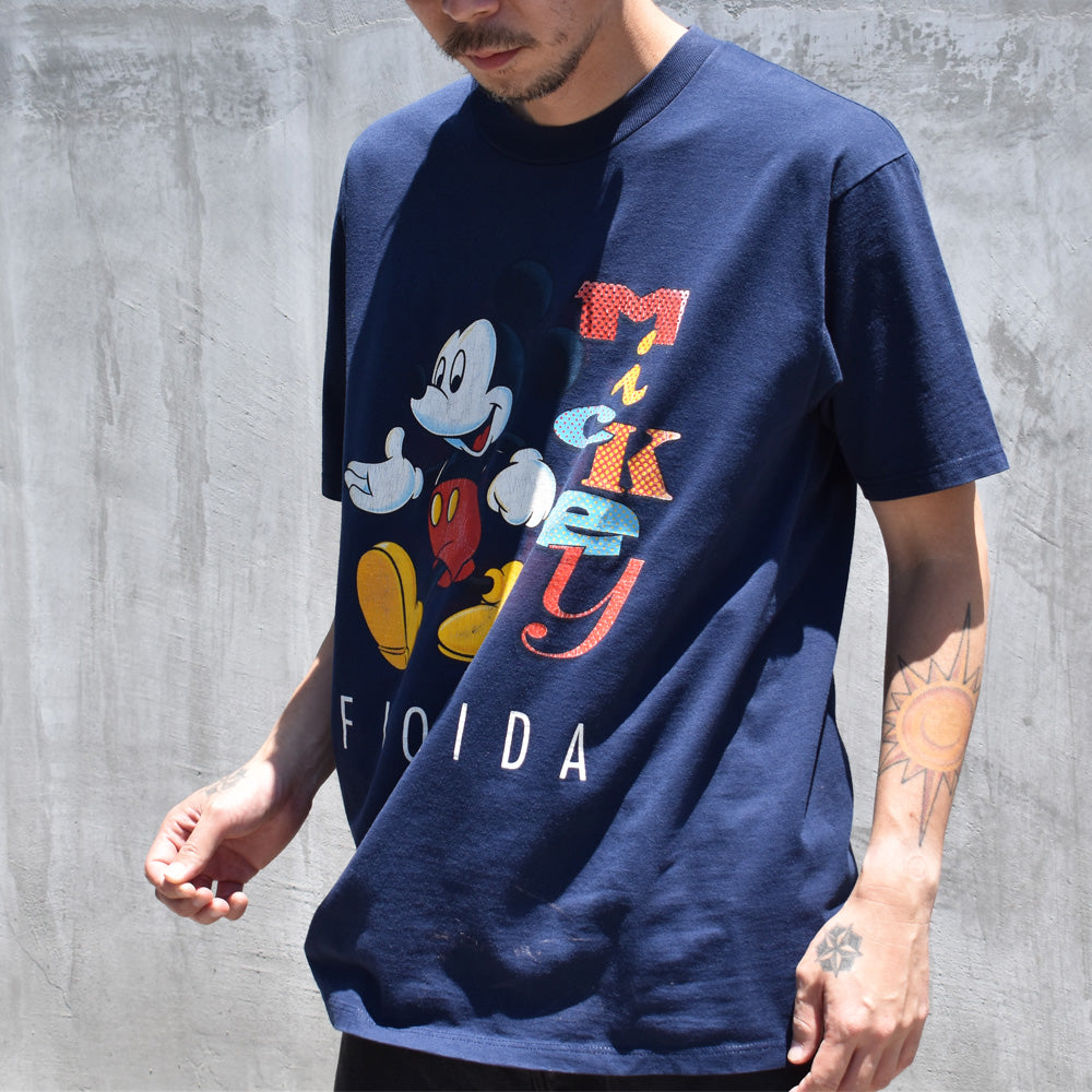90’s Disney/ディズニー ”Mickey FLORIDA” Tee USA製 220613