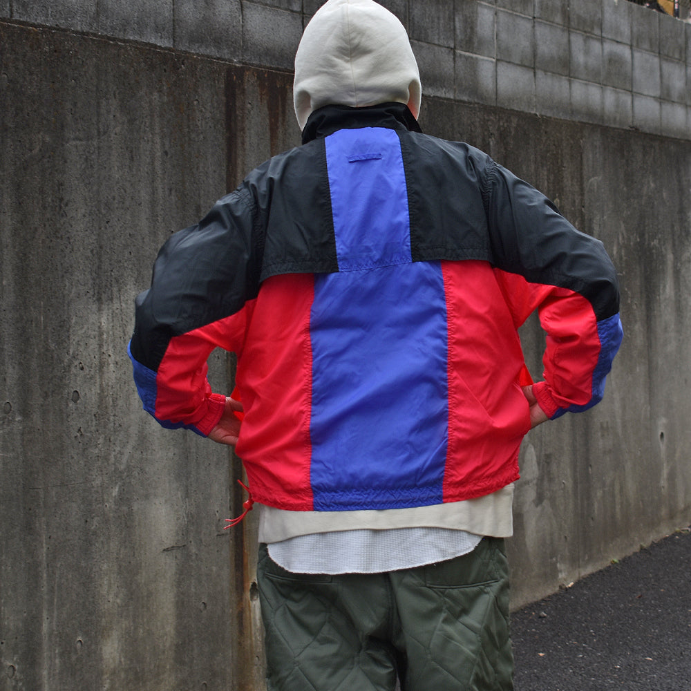 80’s NIKE シルバータグ ロゴ刺繍 ナイロン トラックジャケット 250421H