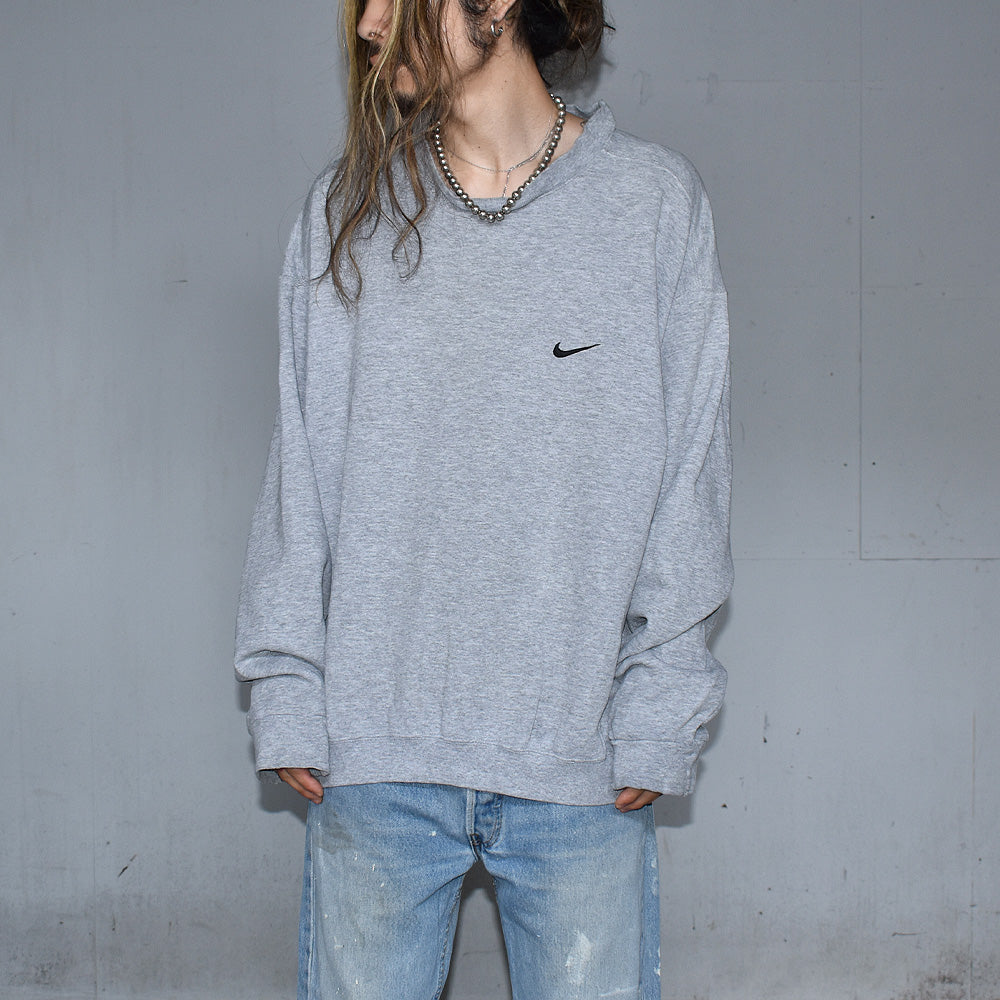 90's NIKE スモールロゴ スウェット 220426H