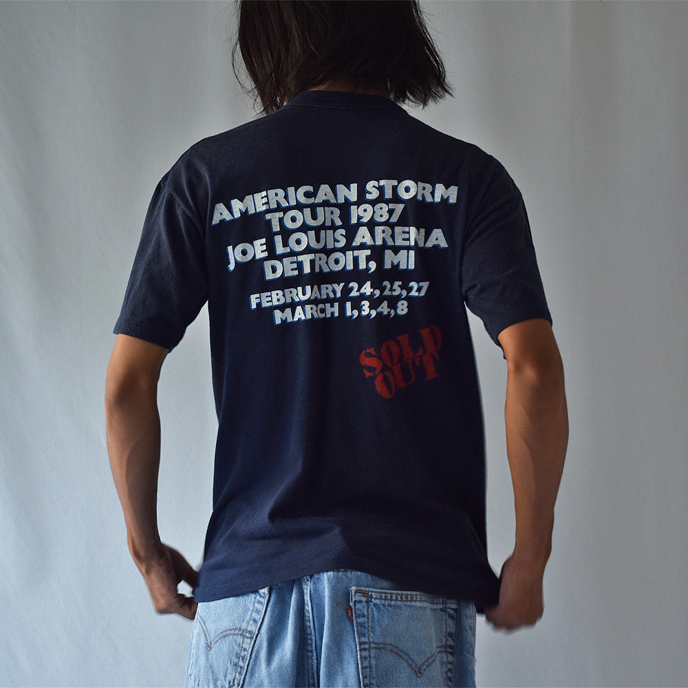80's Bob Seger & The Silver Bullet Band “AMERICAN STORM TOUR” ロック Tシャツ USA製 220817H