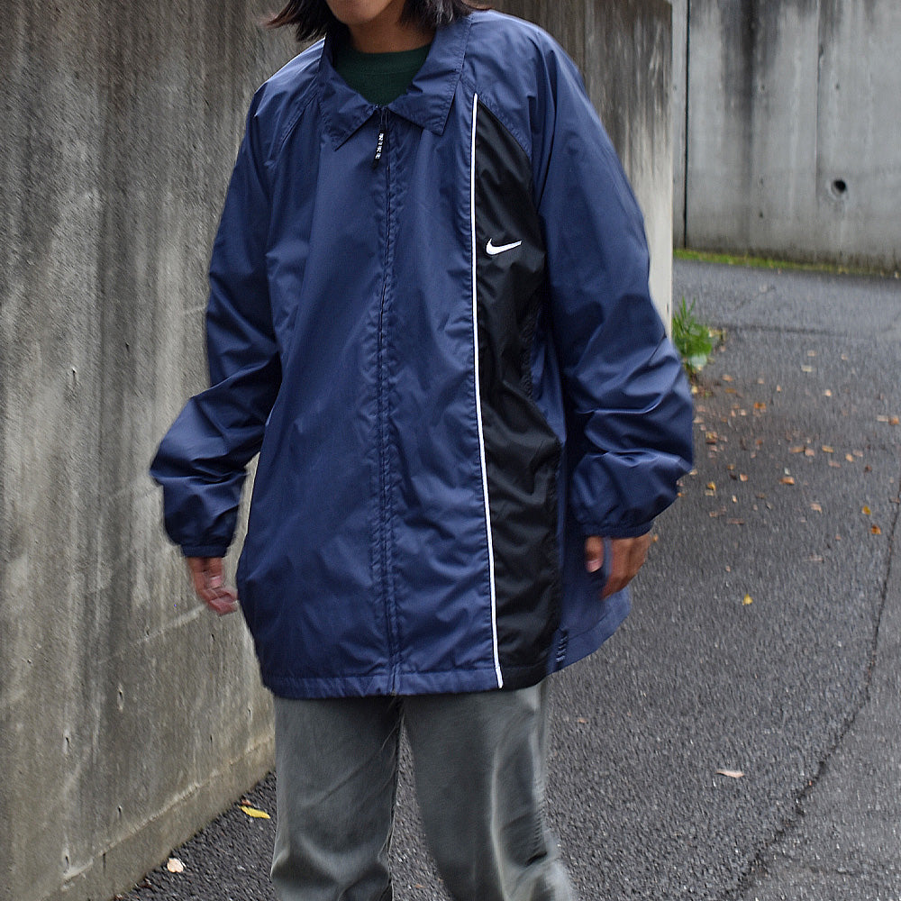 90’s NIKE 衿付き ナイロン トラックジャケット 250413