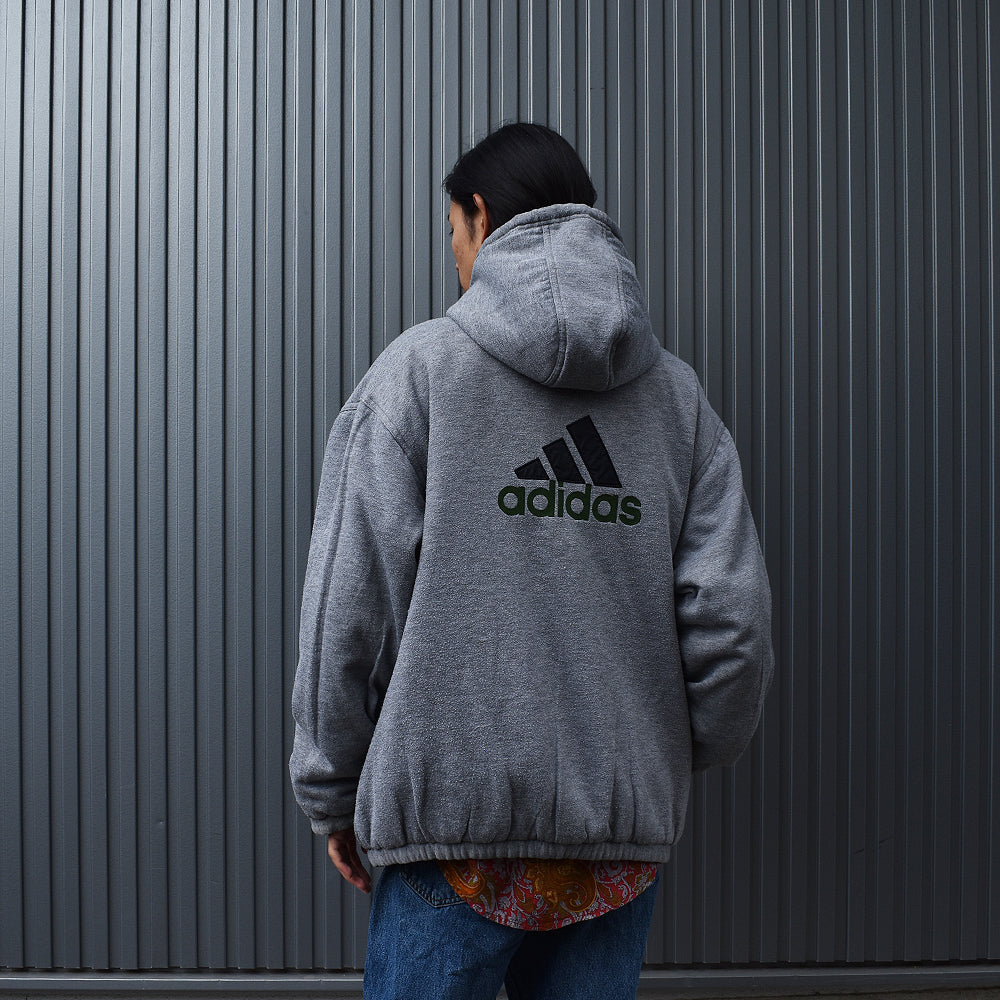 90’s adidas トレフォイルロゴ! 中綿入り ナイロンジャケット 221126