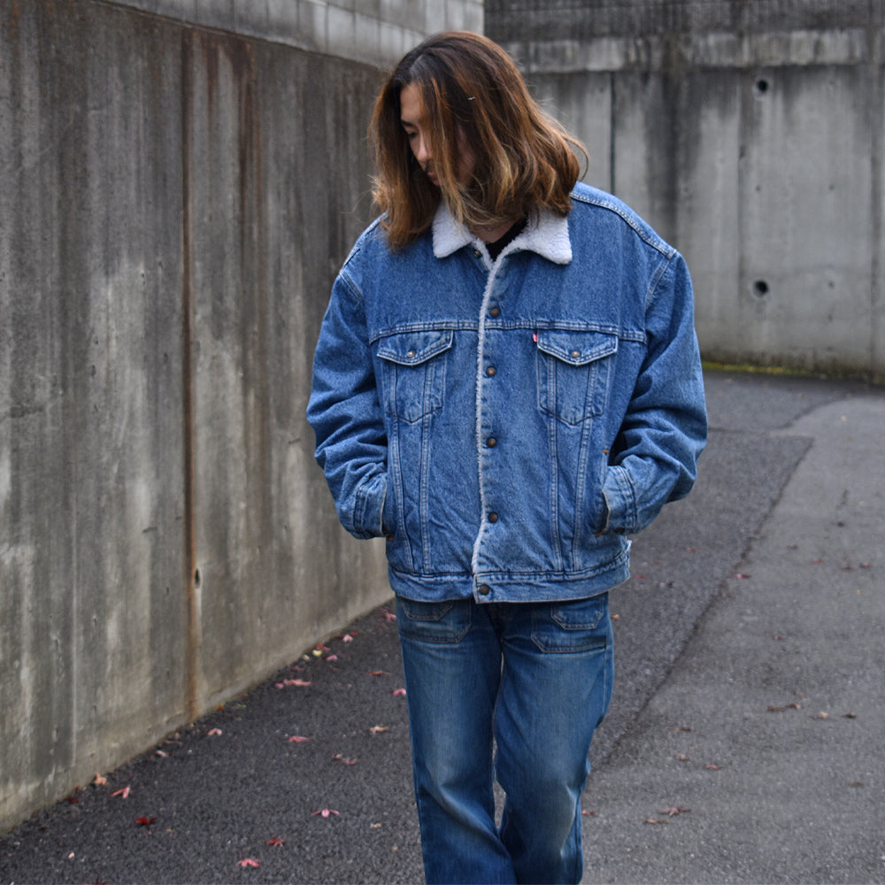 90's Levi's/リーバイス 70609-4891 デニムボアジャケット USA製