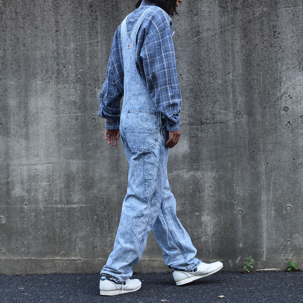 80’s Dickies ケミカルウォッシュ! デニム オーバーオール USA製 220921
