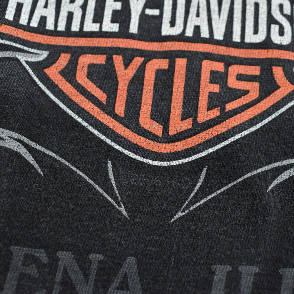 Y2K Harley-Davidson トライバルフレーム ロングスリーブTシャツ USA製 260421H