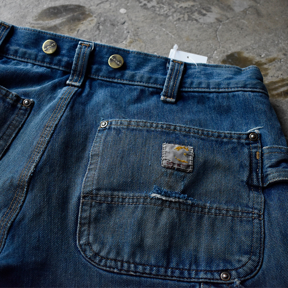ダメージ！ Carhartt ダブルニー デニム ペインターパンツ 240502H