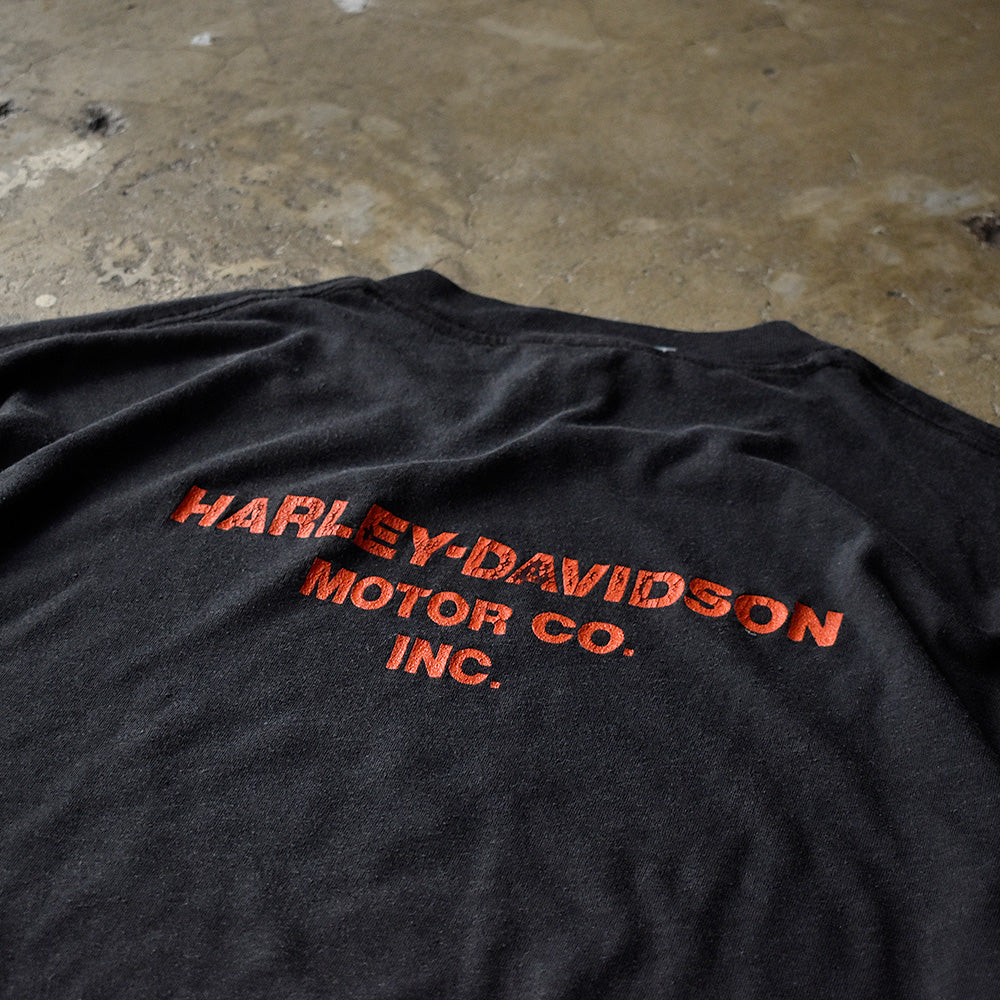 80's Harley Davidson 3D Emblem “The Best Things in My Life“ Tシャツ 240721H