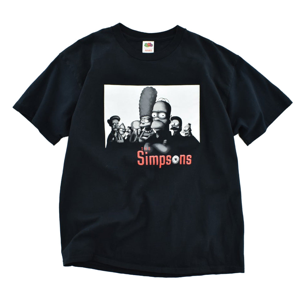 Y2K N.O.S. THE SIMPSONS "SIMPRANOS" ソプラノズ パロディTシャツ 260728H