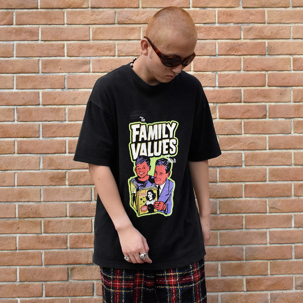 90's “THE FAMILY VALUES” 1999Tour Tシャツ 241008H